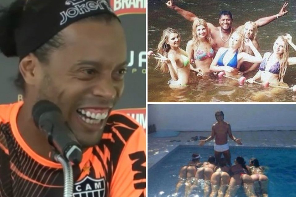 El portero del Atlético Minero peruano imita la famosa foto de Ronaldinho –  Honduras Soccer